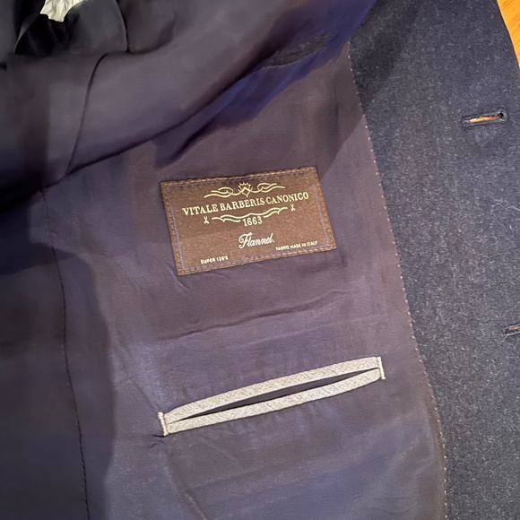 J Crew Ludlow navy flannel suit - Picture 7 of 13